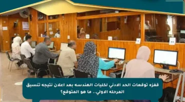 قفزة توقعات الحد الأدنى لكليات الهندسة بعد إعلان نتيجة تنسيق المرحلة الأولى.. ما هو المتوقع؟
